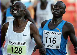 John Kibowen wins 5000m Oslo Bislett 2005