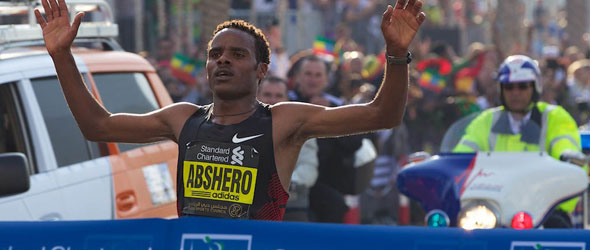 Abshero wins Dubai Marathon 2012