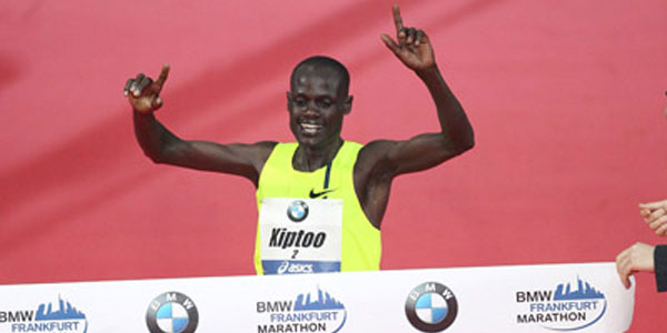 Kiptoo and Kebede win Frankfurt Marathon