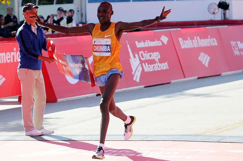 Chumba and Kiplagat win Chicago Marathon 2016