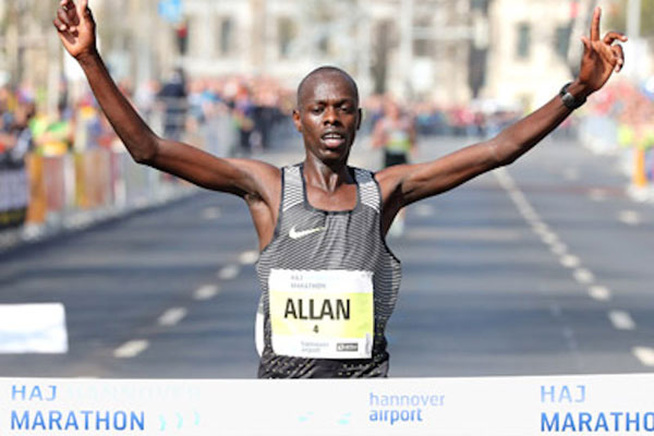 Allan Kiprono wins after thrilling battle in Hannover