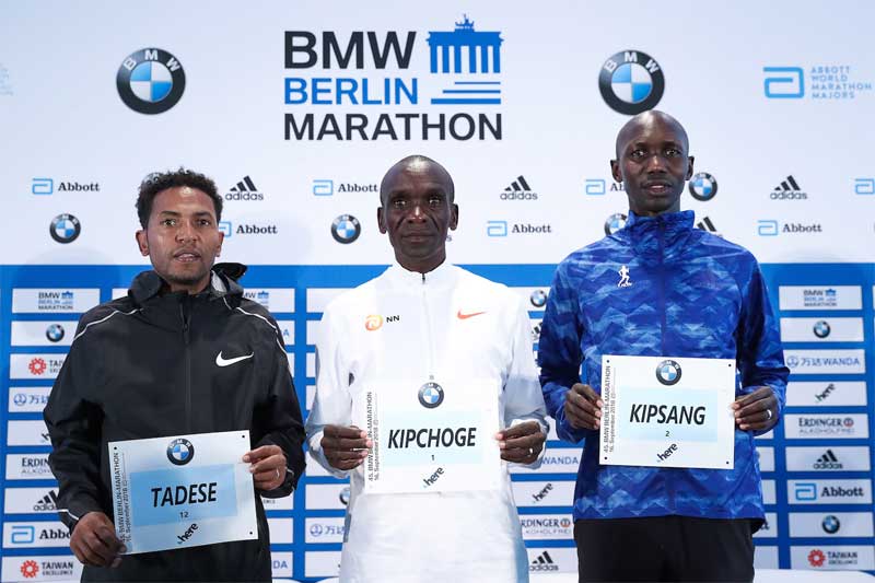 Kipchoge, Kipsang Chase Records at Berlin