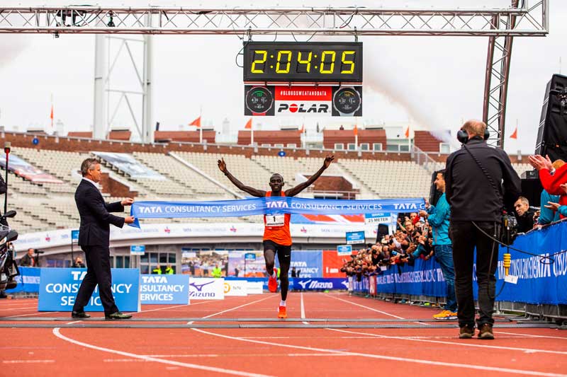 Cherono sets Amsterdam course record