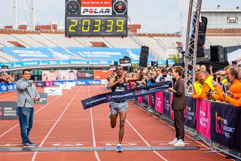 Tola and Tanui win TCS Amsterdam Marathon in record time