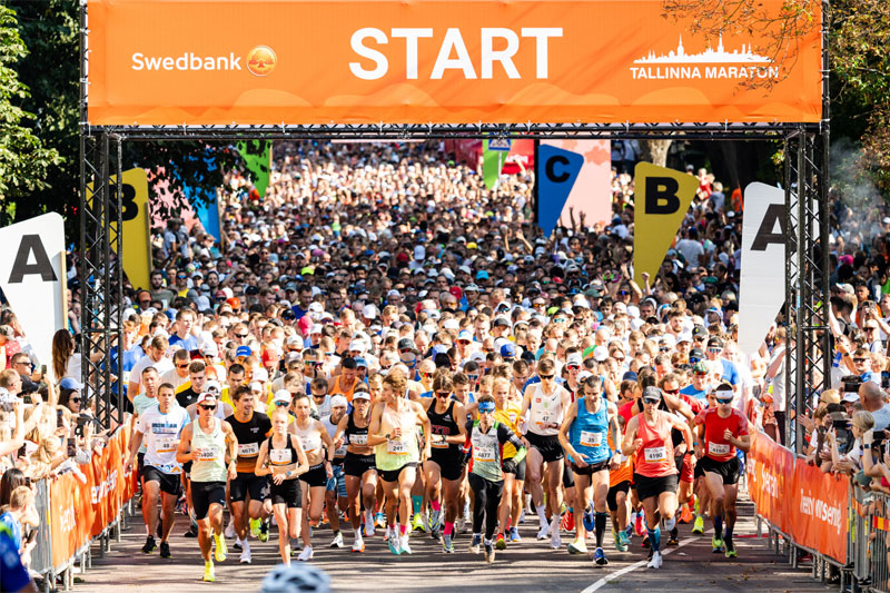 Swedbank Tallinna Maraton rikkoi ennätyksiä